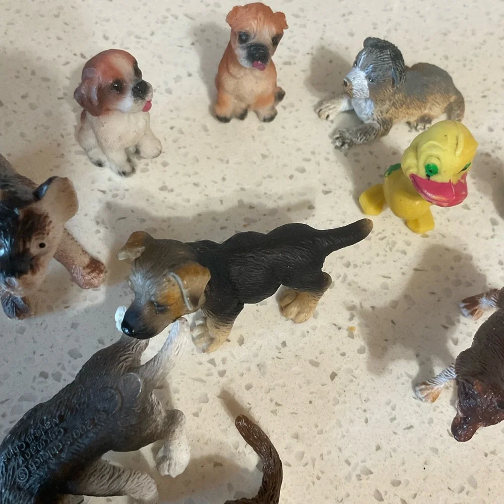 Assorted Small Pet Figurines Set